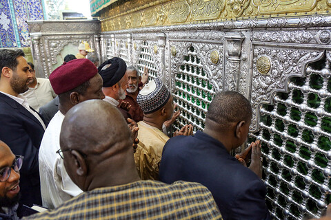 وزیر فرهنگ نیجر به زیارت حرم حضرت معصومه(س) مشرف شد