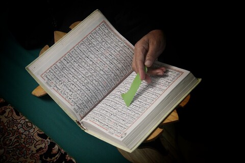 تصاویر/ آیین ترتیل‌خوانی قرآن‌کریم ویژه بانوان با عنوان «مائده نور»