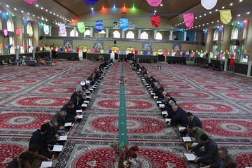 تصاویر/ مراسم جمع خوانی قرآن کریم در شهرستان سلماس