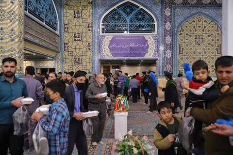 تصاویر/ سفره افطاری در مسجد مقدس جمکران