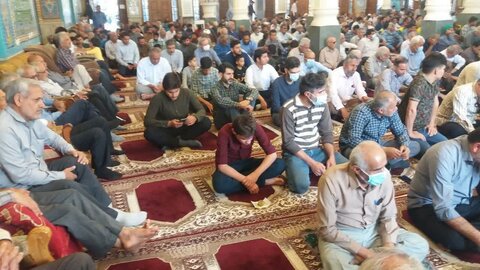 تصاویر/ نمازجمعه برازجان از قاب دوربین