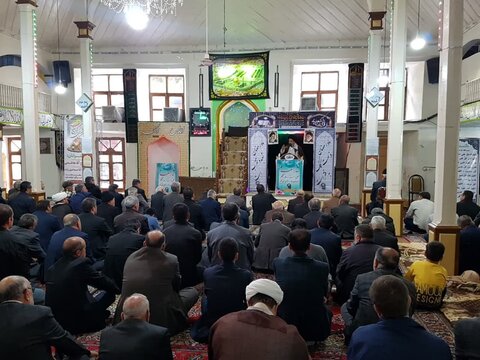 تصاویر/ آیین عبادی سیاسی نماز جمعه ماکو