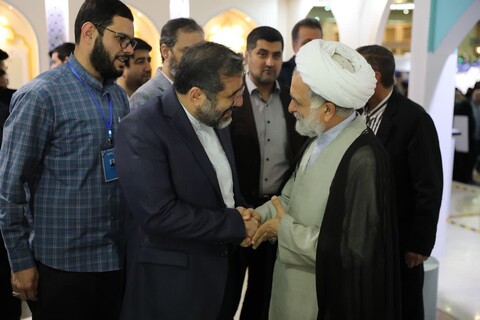 تصاویر/ بازدید وزیر فرهنگ و ارشاد اسلامی از بخش حوزوی نمایشگاه قرآن