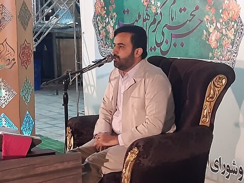 تصاویر/ مراسم جشن میلاد امام حسن مجتبی (ع)، همراه با محفل انس با قرآن درنوش آباد