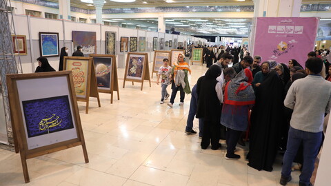 تصاویر/ بخش "هنر" نمایشگاه بین‌المللی قرآن کریم