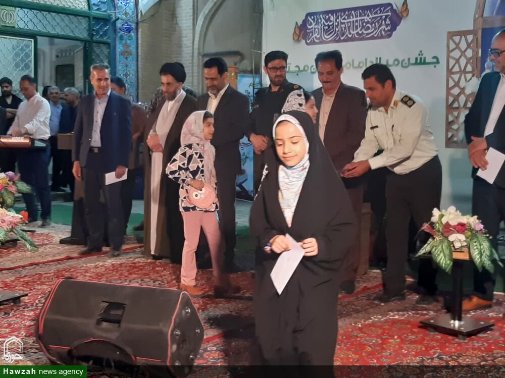 مراسم جشن میلاد امام حسن مجتبی(ع) در نوش آباد برگزار شد + عکس