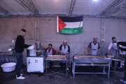 تصاویر/ ضیافت افطاری فلسطینی
