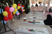 تصاویر| جشن تولد محمدرضا کشاورز شهید حادثه تروریستی حرم مطهر شاهچراغ(ع)