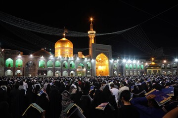 ویژه‌برنامه‌های‌ حرم مطهر رضوی در شب‌های قدر