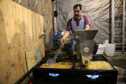 تصاویر/ ضیافت افطاری فلسطینی