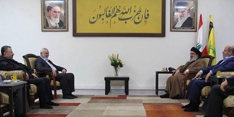 इस्माइल हनीयेह की हसन नसरुल्लाह से मुलाकात,ज़ायोनीयों में दहशत का माहौल इस्माइल हनीयेह की हसन नसरुल्लाह से मुलाकात,ज़ायोनीयों में दहशत का माहौल