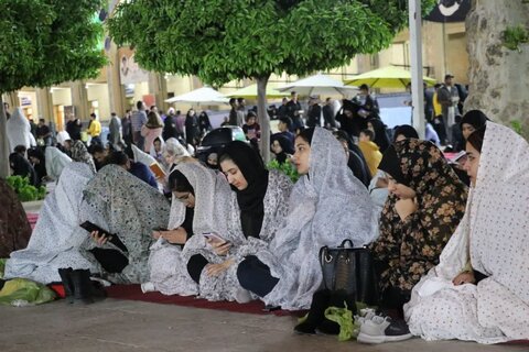 تصاویر| مراسم شب اول قدر در حرم مطهر شاهچراغ(ع)