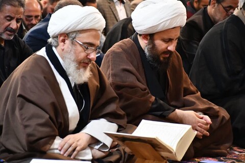 تصاویر/ مراسم اولین شب از لیالی قدر در بقعه شیخ نوایی خوی