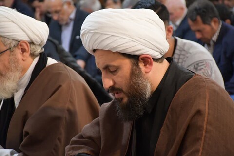 تصاویر/ مراسم اولین شب از لیالی قدر در بقعه شیخ نوایی خوی