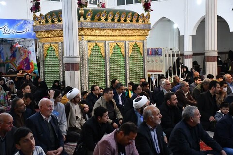 تصاویر/ مراسم اولین شب از لیالی قدر در بقعه شیخ نوایی خوی