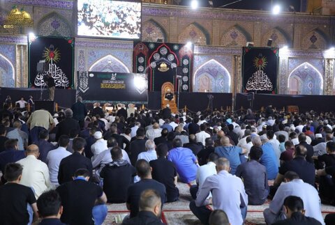 مراسم احیای شب نوزدهم ماه مبارک رمضان در حرم امامین کاظمین (ع)