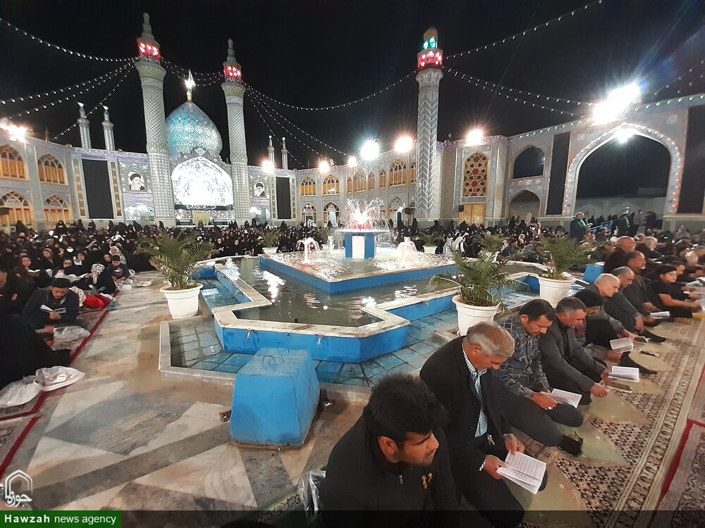 مراسم شب نوزدهم ماه رمضان در آستان هلال بن علی (ع) برگزار شد + عکس