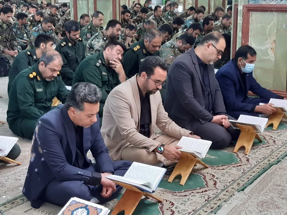 محفل انس با قرآن نیروهای مسلح در آران و بیدگل برگزار شد + عکس