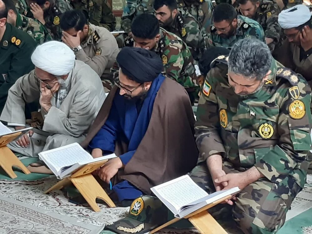محفل انس با قرآن نیروهای مسلح در آران و بیدگل برگزار شد + عکس