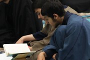 تصاویر/ نشست علمی با موضوع تدبر در قرآن در مدرسه علمیه امام خامنه‌ای ارومیه