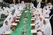 تصاویر/ همایش ضیافت سفیران نور با حضور دانش آموزان روزه اولی در بوشهر