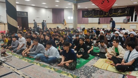 تصاویر/ اعتکاف دانش آموزی در مسجد خاتم الانبیای مدرسه علمیه سلماس