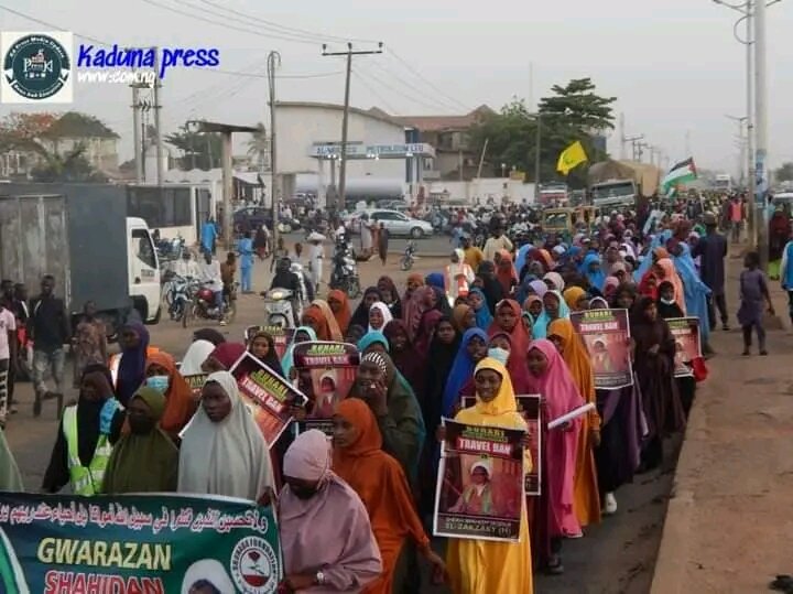 راهپیمایی جمعی از مردم نیجریه در حمایت از فلسطین +تصاویر