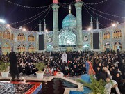 تصاویر/ مراسم احیای شب بیست و یکم رمضان در آستان مقدس محمد هلال بن علی(ع)