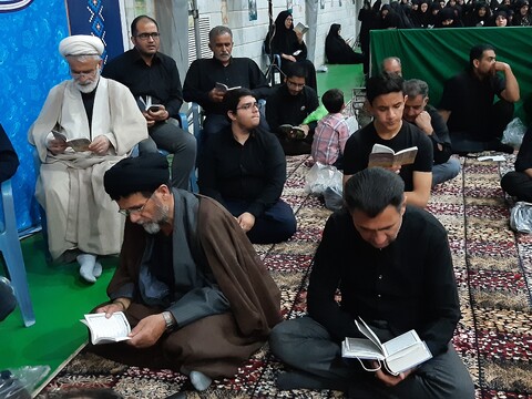 تصاویر: احیای شب بیست و یکم ماه مبارک رمضان در سالن شهدای بسیج کاشان