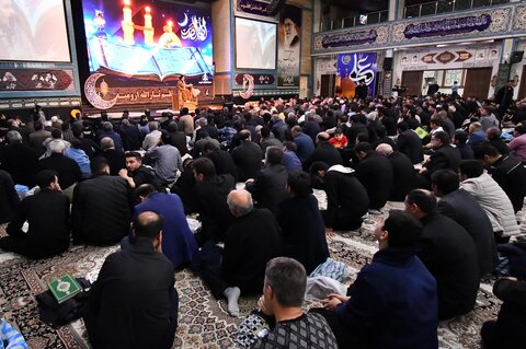 تصاویر/ مراسم احیاء شب بیست و یکم رمضان در حسینیه ثارالله ارومیه