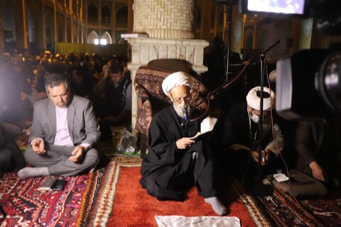 تصاویر/ مراسم احیای شب قدر در مصلی اعظم شهرستان بناب