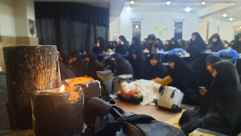 تصاویر/ مراسم عزاداری و احیا شب بیست و یکم در مدرسه علمیه الزهرا (س) ارومیه