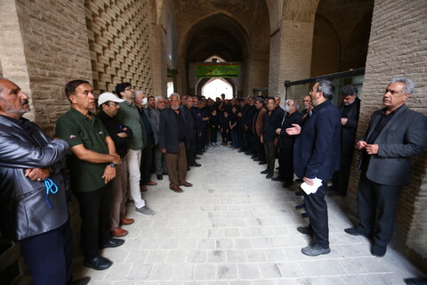 قافله عزای حضرت علی (ع) در بازار اصفهان‎