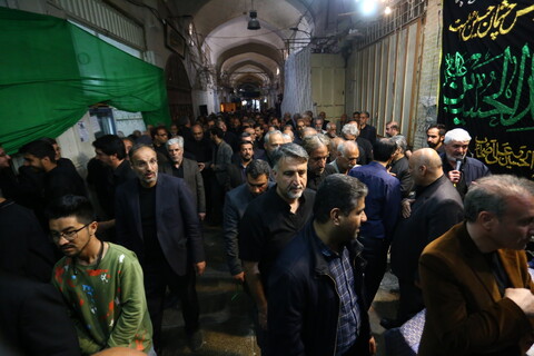 قافله عزای حضرت علی (ع) در بازار اصفهان‎