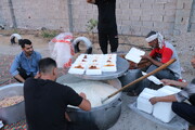 تصاویر/ پخت ۳ هزار پرس غذای گرم برای ایتام و نیازمندان