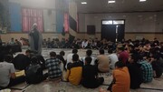 تصاویر/ برگزاری جلسات و حلقه های معرفتی برای دانش آموزان معتکف در مدرسه علمیه سلماس