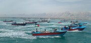تصاویر/ رژه شناورهای بسیج دریایی دیّر و کنگان
