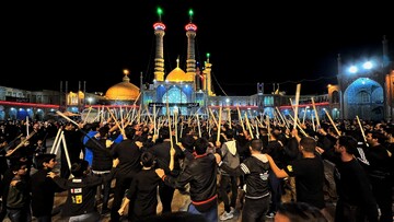 تصاویر/ حال و هوای حرم کریمه اهل بیت (ع) در شام شهادت امام علی (ع)