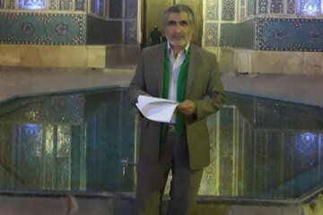 شاعر یزدی برای شهدای  فلسطینی بیمارستان غزه سرود