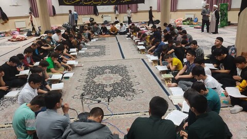 تصاویر/ برگزاری جلسات و حلقه های معرفتی برای دانش آموزان معتکف در مدرسه علمیه سلماس