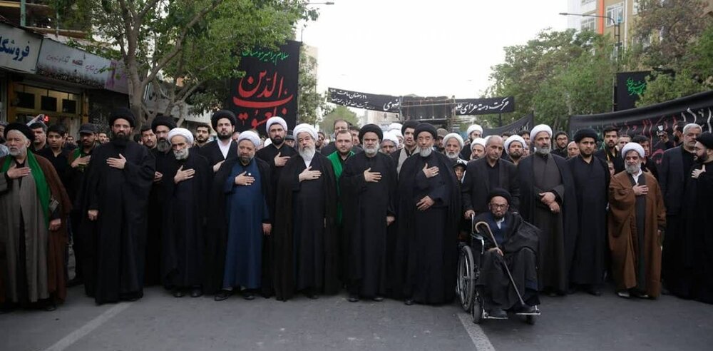 برگزاری آیین عزاداری علوی در مشهد مقدس + عکس