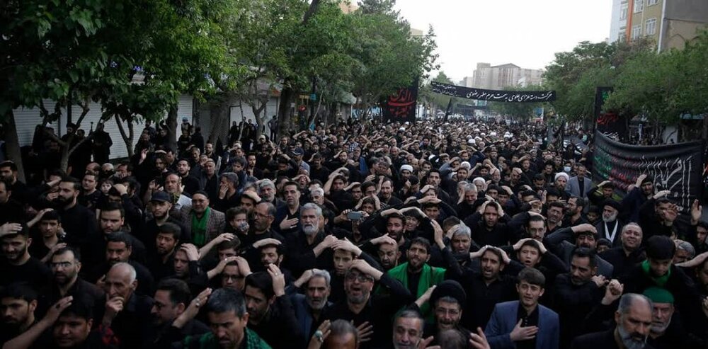 برگزاری آیین عزاداری علوی در مشهد مقدس + عکس