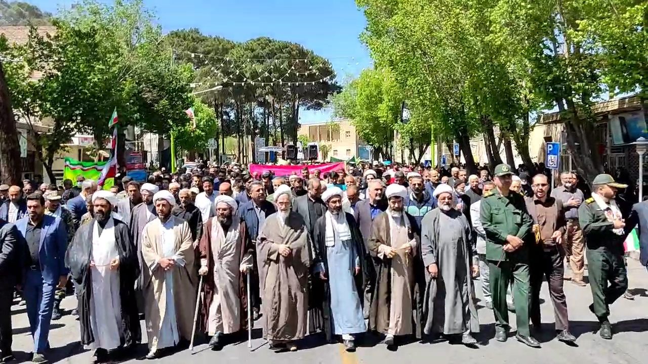 حضور باشکوه مردم نایین در راهپیمایی روز جهانی قدس