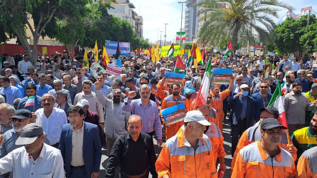 فیلم| راهپیمایی روز جهانی قدس در بوشهر