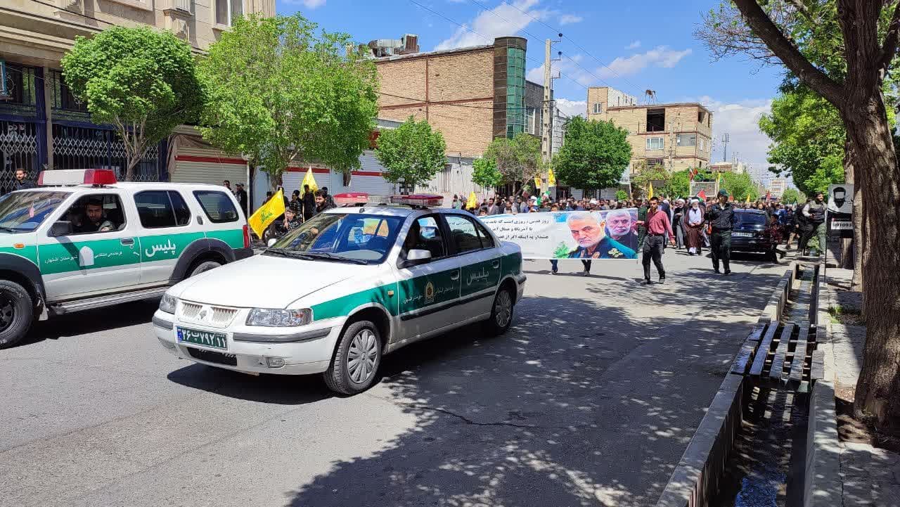 تصاویر/ راهپیمایی روز قدس در اشتهارد