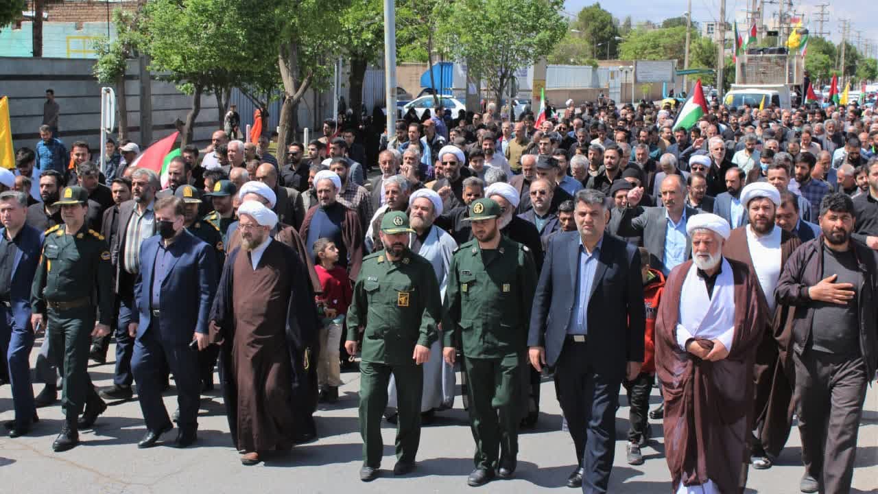 تصاویر/ راهپیمایی روز قدس در اشتهارد