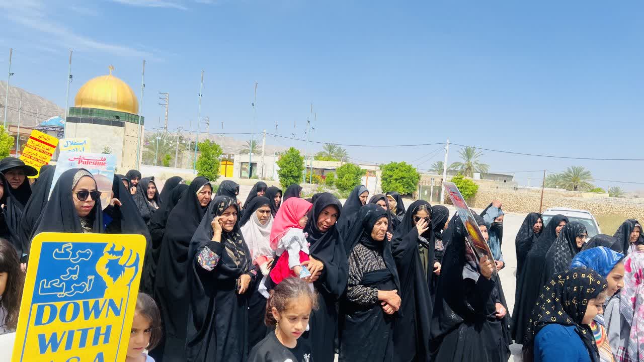 راهپیمایی بوشهری ها در حمایت از مبارزان فلسطینی برگزار می شود