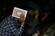 تصاویر/ مراسم احیای شب قدر در مسجد جامع شهرستان جلفا