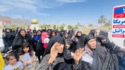 تصاویر/ راهپیمایی روز قدس در روستای طلحه دشتستان