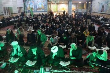 تصاویر/ مراسم احیاء شب بیست و سوم رمضان در شهرستان سلماس